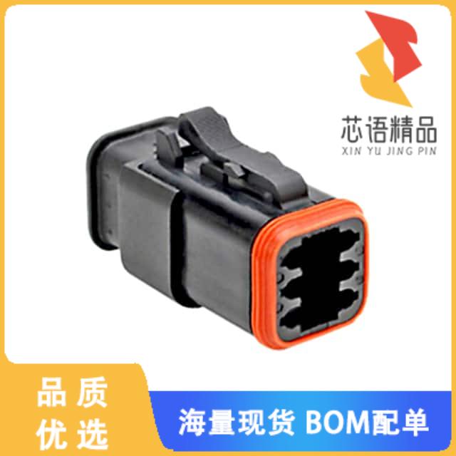 全新AT06-6S-SR01BLK原装(CONN PLUG 6POS STRAIN RE