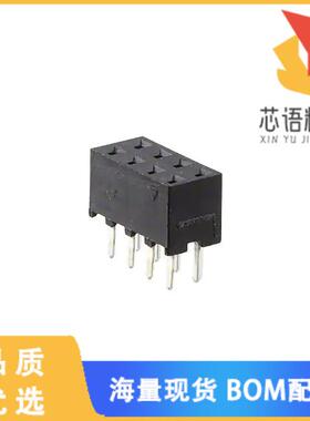 全新2-1734506-7原装(CONN RCPT 8POS 0.079 GOLD PC