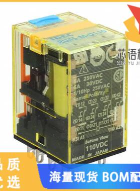 全新RU4S-D110原装(RELAY GEN PURPOSE 4PDT 6A 110V)正品