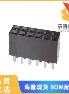 全新5-534236-6原装(CONN RCPT 12POS 0.1 GOLD PCB)正品