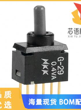 全新G29AP原装(SWITCH TOGGLE DPDT 0.4VA 28V)正品