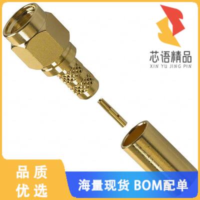 全新132113RP原装(CONN RPSMA PLUG STR 50OHM SOLDE