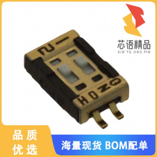 全新CVS-02TB原装(SWITCH SLIDE DIP SPST 100MA 6V)正品