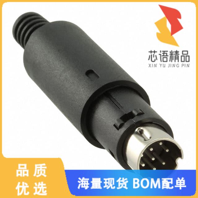 全新MD-80原装(CONN PLUG MALE MINI DIN 8P SLDR)正品