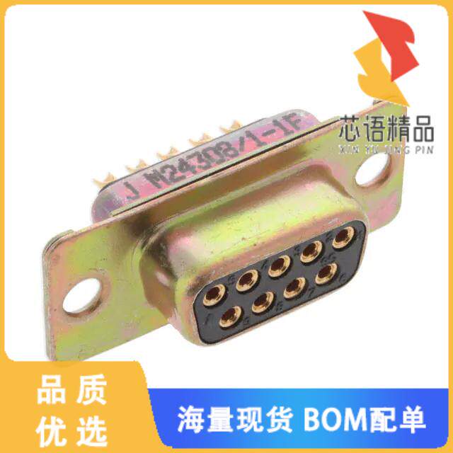 全新M24308/1-1F原装(CONN D-SUB RCPT 9POS PNL MNT)正品