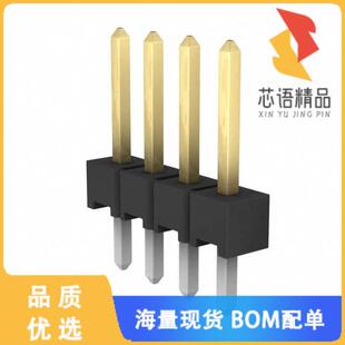 CONN HEADER 正品 146280 2.54MM 4原装 4POS 全新5 VERT