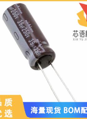 全新UCY2E390MPD1TD原装(CAP ALUM 39UF 20% 250V RA