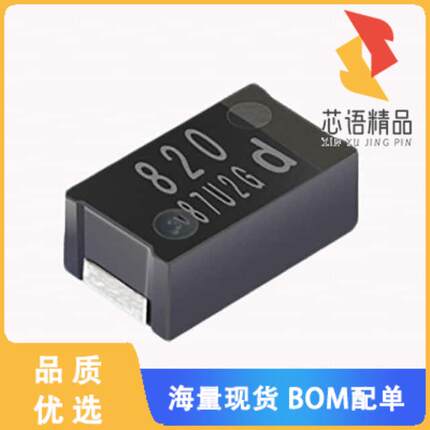 全新EEF-GY0D821R原装(CAP ALUM POLY 820UF 20% 2V