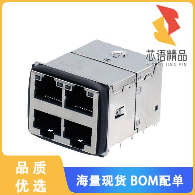 全新2250660-1原装(CONN MOD JACK 2X2 10G POE PRES