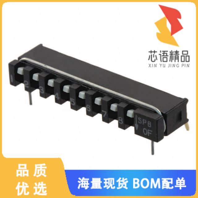 全新SPA08AB原装(SWITCH SLIDE DIP SPST 10MA 20V)正品