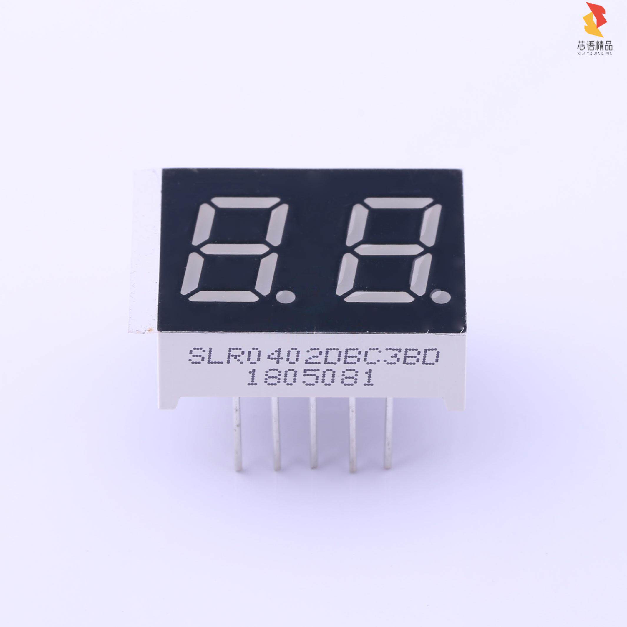 SLR0402DBC3BD「0.4英寸,两位,蓝光,共阴LED数码管,插件」怎么看?