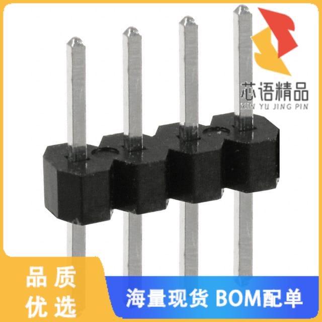 全新PEC04SABN原装(CONN HEADER VERT 4POS 2.54MM)正品