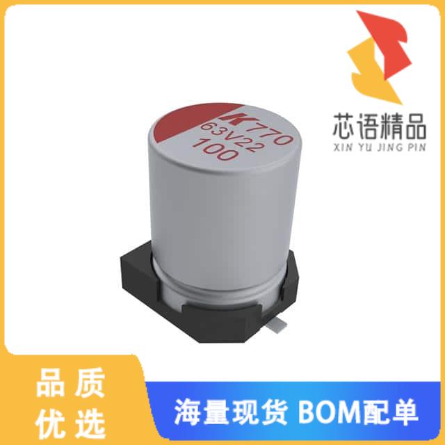 全新A770MS108M1CLAS015原装(CAP ALUM POLY SMD)正品