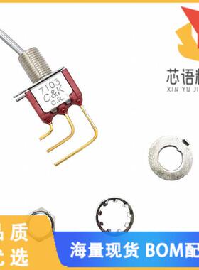 全新7103SYAV2BE原装(SWITCH TOGGLE SPDT 0.4VA 20V)正品