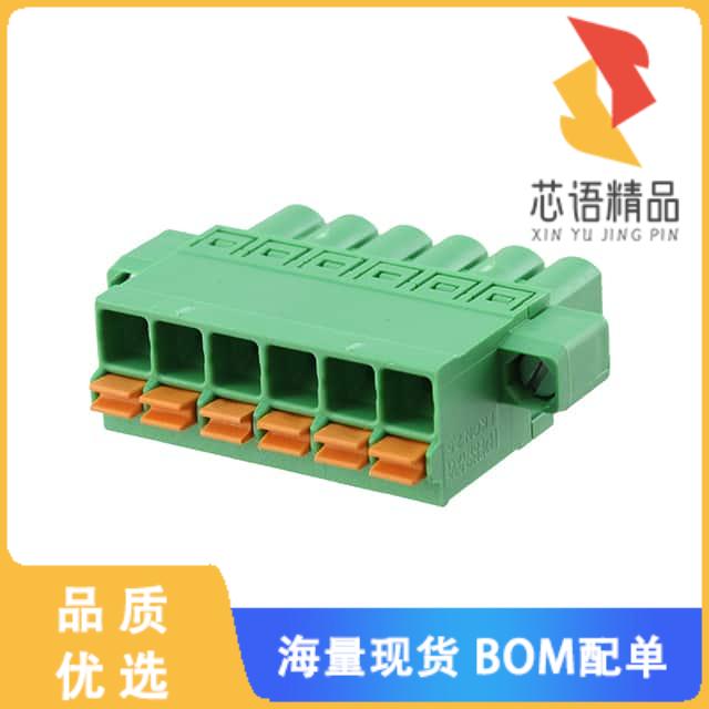 全新1733000原装(TERM B PLUG 6POS STR 5MM)正品