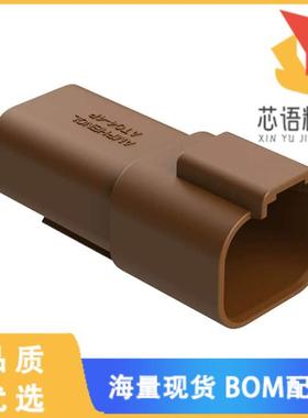 全新AT04-4P-BRN原装(4-WAY RECEPTACLE, MALE CONNE