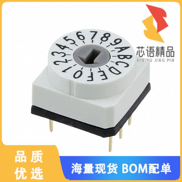 全新428527320916原装(SWITCH ROTARY DIP HEX 150MA