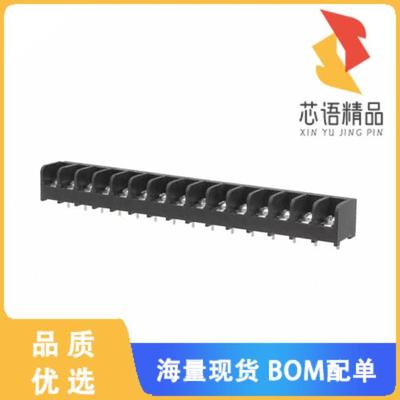 全新7-1437653-6原装(CONN BARRIER STRP 15CIRC 0.3