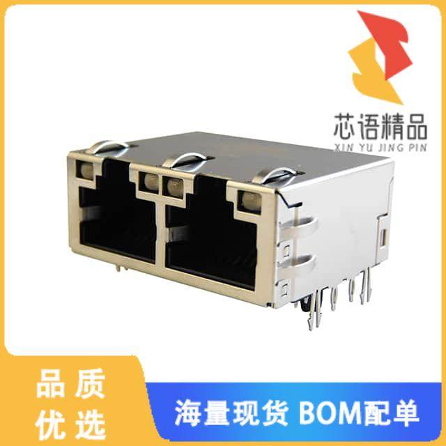 全新SS-74810-002原装(CONN MOD JACK 2PORT W/LED)正品