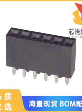 全新5-534237-4原装(CONN RCPT 6POS 0.1 GOLD PCB)正品