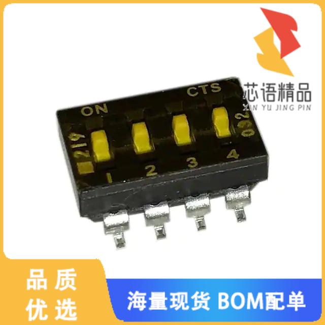 全新219-4MST原装(SWITCH SLIDE DIP SPST 100MA 20V)正品