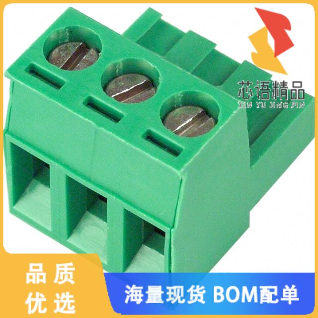 全新ED950/3原装(TERM B PLUG 3POS STR 5MM)正品