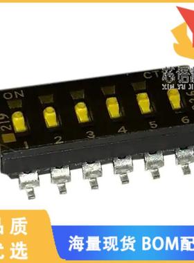 全新219-6LPSTR原装(SWITCH SLIDE DIP SPST 100MA 2