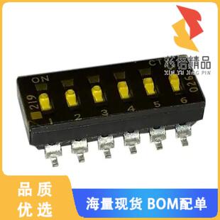 SLIDE SWITCH DIP SPST 全新219 100MA 6LPSTR原装
