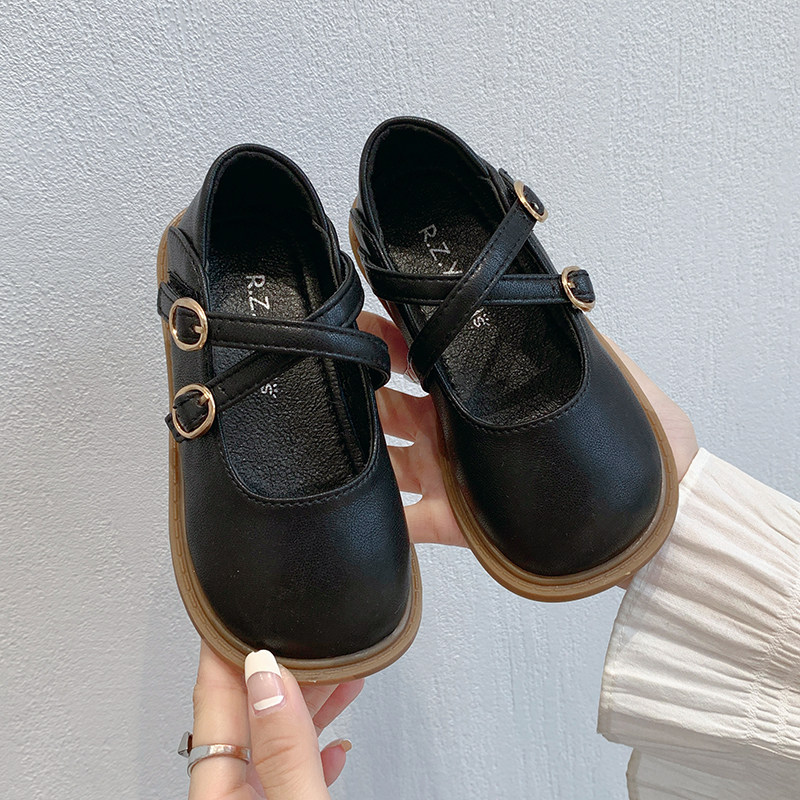 宝宝鞋子女2025年秋季新款女童皮鞋米色交叉带小童防滑软底公主鞋,童鞋/婴儿鞋/亲子鞋,皮鞋,淘宝优惠券,粉丝福利购,淘宝优惠卷