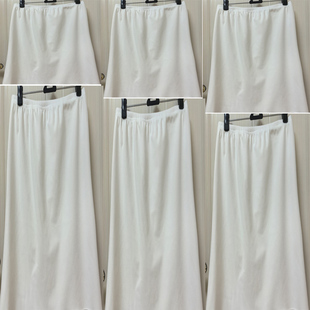 可内搭德绒内衬裙秋冬蕾丝加绒加厚自发热打底冬裙可外穿女半身裙