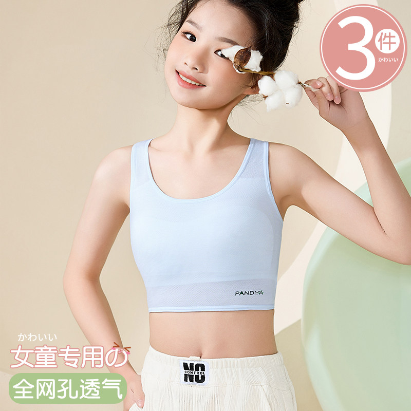 女童内衣发育期12岁少女文胸小学生儿童10一14岁女孩一阶段小背心