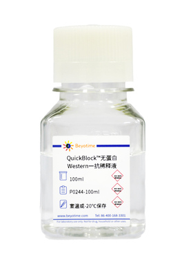 P0244 QuickBlock™无蛋白Western一抗稀释液
