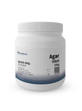 Biosharp BS195-500g BS195-1kg 琼脂粉Agar Gum