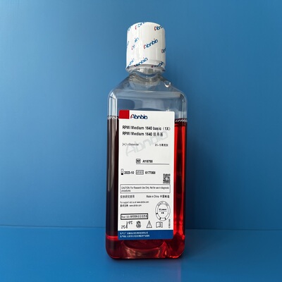 Abnbio RPMI1640培养基 含L-谷氨酰胺 不含HEPES A118755 500ml