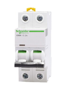 原装正品 施耐德 空气开关 A9F18206 断路器 IC65N 2P C6A 2P C2A