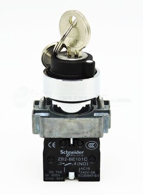 【原装正品】施耐德 钥匙开关 XB2BG23C ZB2BZ103C+ZB2BG2C