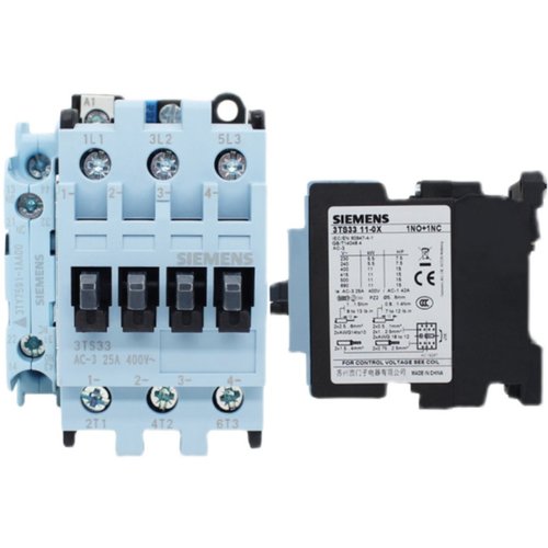 原装西门子3TS33 11-0X 1N0+1NC接触器AC-3 25A 400V 42A 380VAC