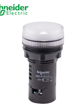 原装正品 施耐德 22MM指示灯 XB2-BVB1LC DC24V XB2BVB1LC 白色
