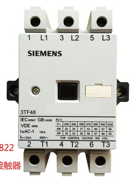 西门子 3TF48 交流接触器 3TF48 22-0XF0 110V 100A全新