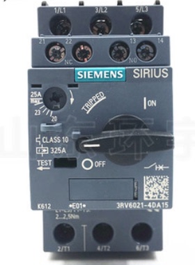 原装正品西门子电机马达断路器SIRIUS 325A 3RV6021-4DA10 20-25A