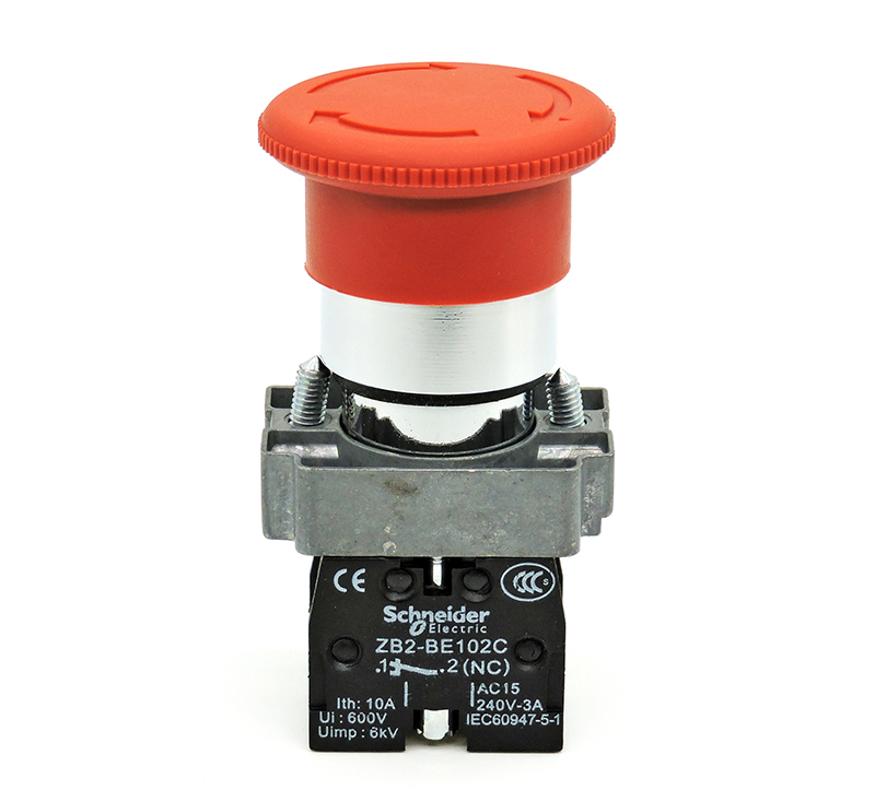 原装正品施耐德急停按钮开关