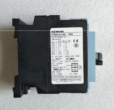 正品 西门子 3TS3001 交流接触器 3开1闭 3TS30 01-0X 110V 220V