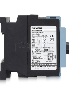 原装 西门子 3TS3200 交流接触器 三常开3TS32 00-0X 24V36V380V