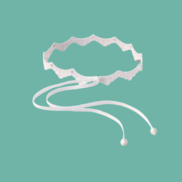 蝴蝶结界蕾丝女不含金属锁骨链