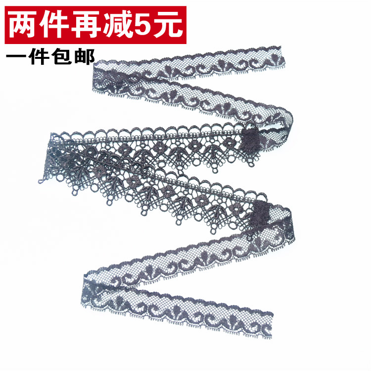 choker防过敏白色蕾丝系带锁骨链