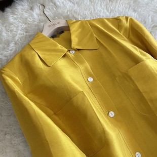 双宫衬衣办公室穿搭基础款重磅真丝上衣通勤白领气质桑蚕丝衬衫女