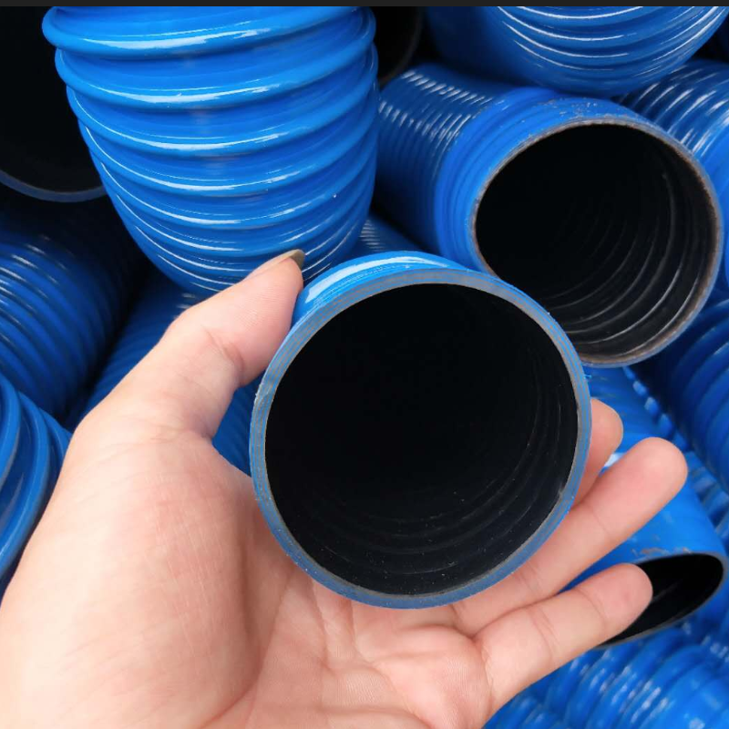 蓝色工业吸尘管pvc排风软管通风管机樨管25-40CM支持定做加厚包邮 清洗/食品/商业设备 风口/风叶/风机配件 原图主图