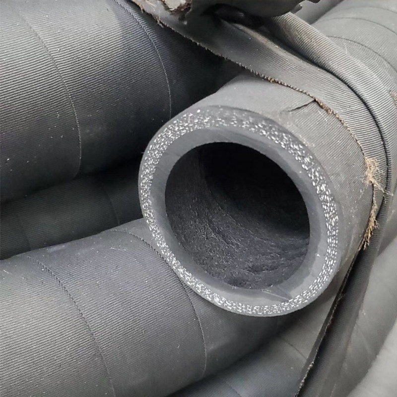 黑色橡胶管软管耐压橡胶耐油管气管中频炉冷却电炉耐高温水管50mm