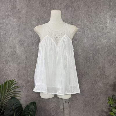 镜服饰2026夏法式设计感蕾丝拼接上衣女白色仙气衫1149