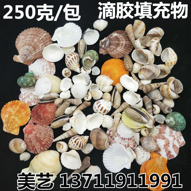 水晶滴胶DIY材料制作海螺贝壳饰品蜡烛星空瓶素材滴胶装饰填充